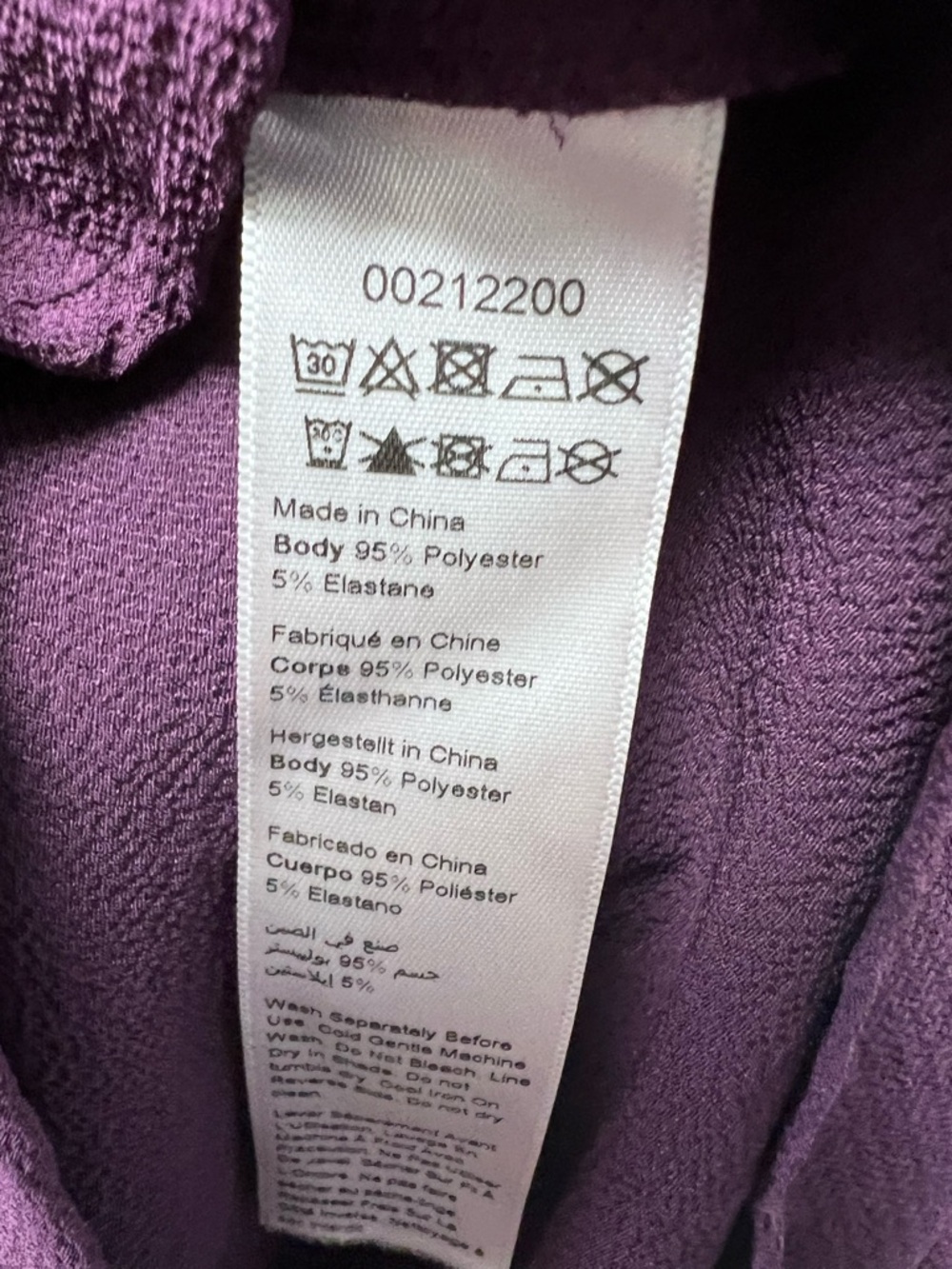 Evans Purple Zip Pintuck Shirt Plus-Size Plum Blouse Gold Zipper & Buttons - Picture 11 of 16